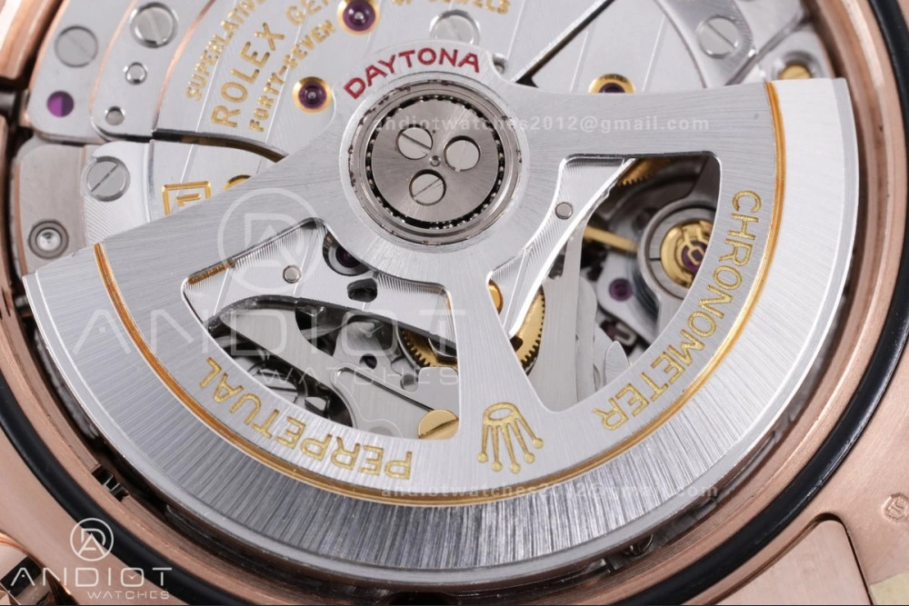 Daytona 126505 Gain Weight VSF 1:1 Best Edition Black Dial RG Sub-dial On Oyster Bracelet DD4131