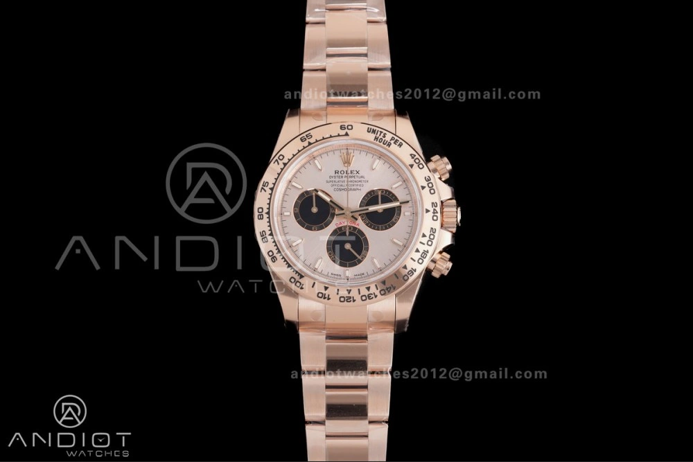 Daytona 126505 Gain Weight VSF 1:1 Best Edition RG Dial Black Sub-dial On Oyster Bracelet DD4131