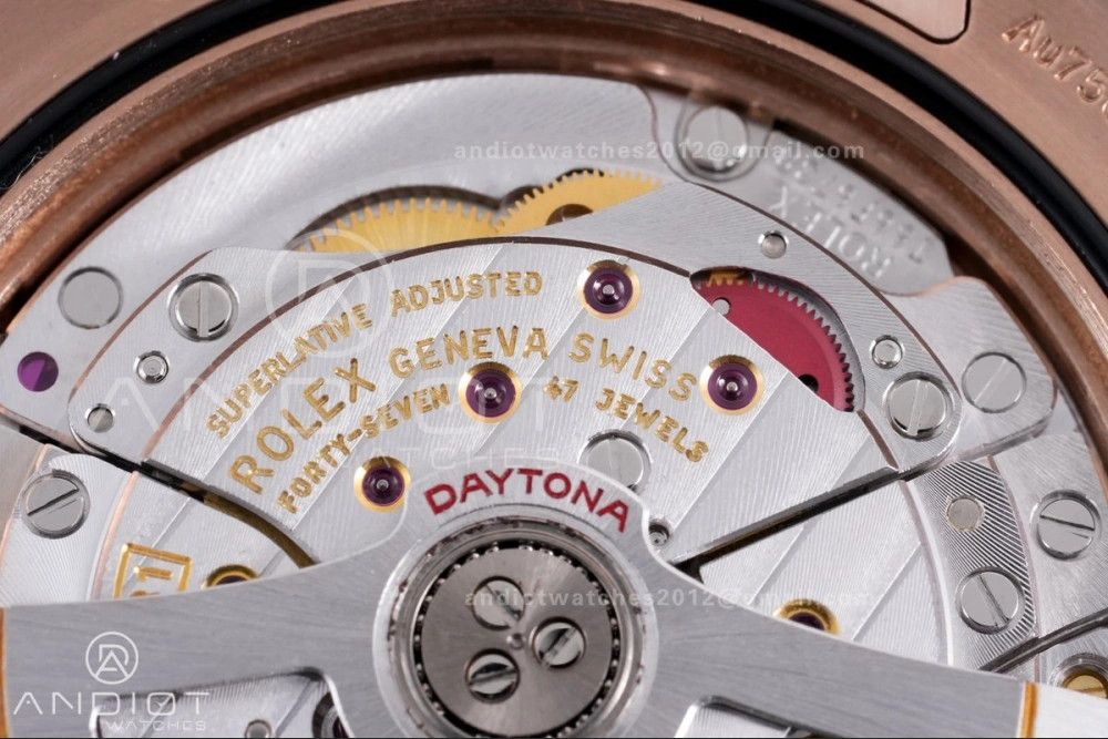 Daytona 126505 Gain Weight VSF 1:1 Best Edition RG Dial Black Sub-dial On Oyster Bracelet DD4131