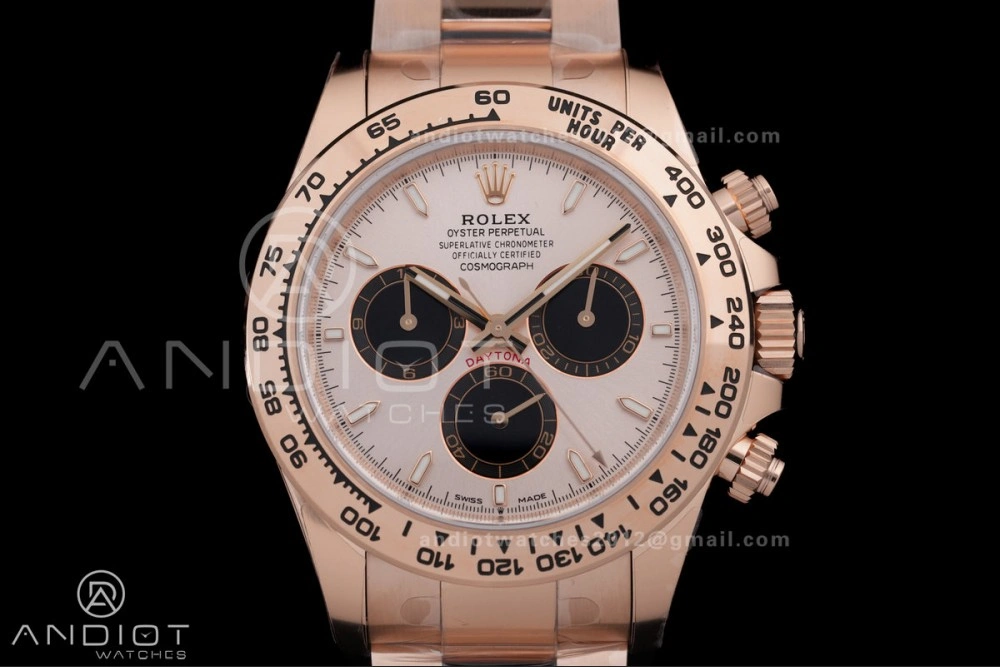 Daytona 126505 Gain Weight VSF 1:1 Best Edition RG Dial Black Sub-dial On Oyster Bracelet DD4131