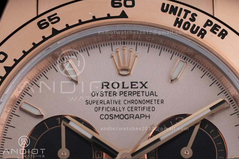 Daytona 126505 Gain Weight VSF 1:1 Best Edition RG Dial Black Sub-dial On Oyster Bracelet DD4131