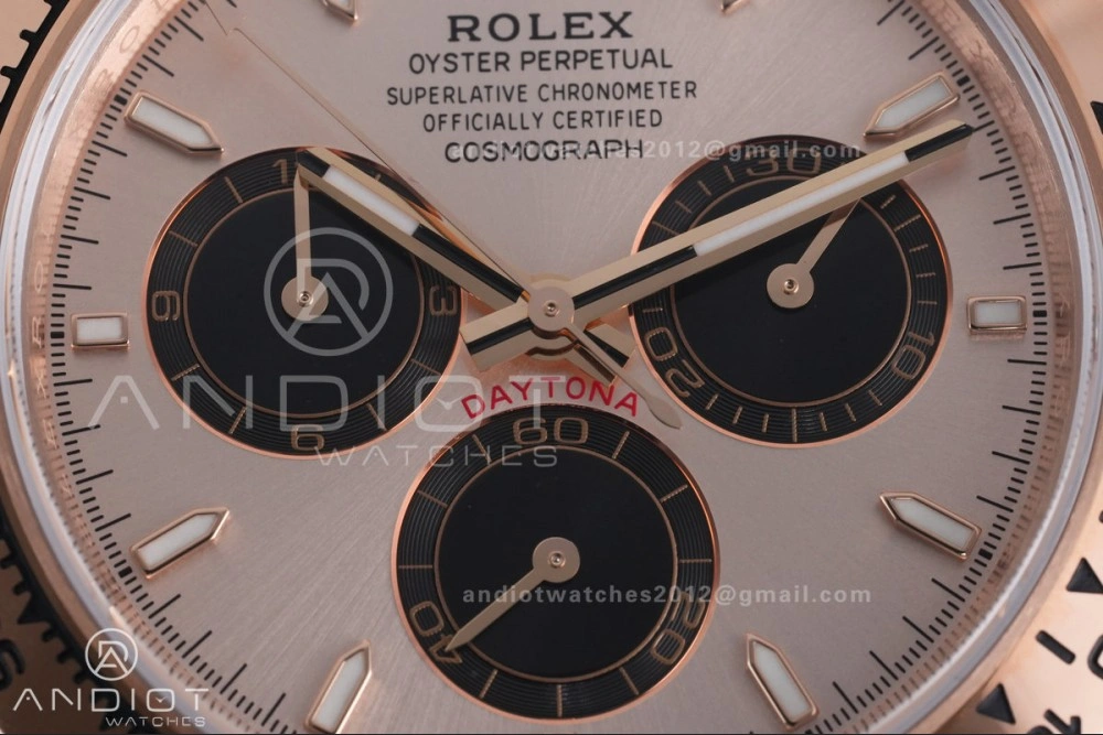 Daytona 126505 Gain Weight VSF 1:1 Best Edition RG Dial Black Sub-dial On Oyster Bracelet DD4131