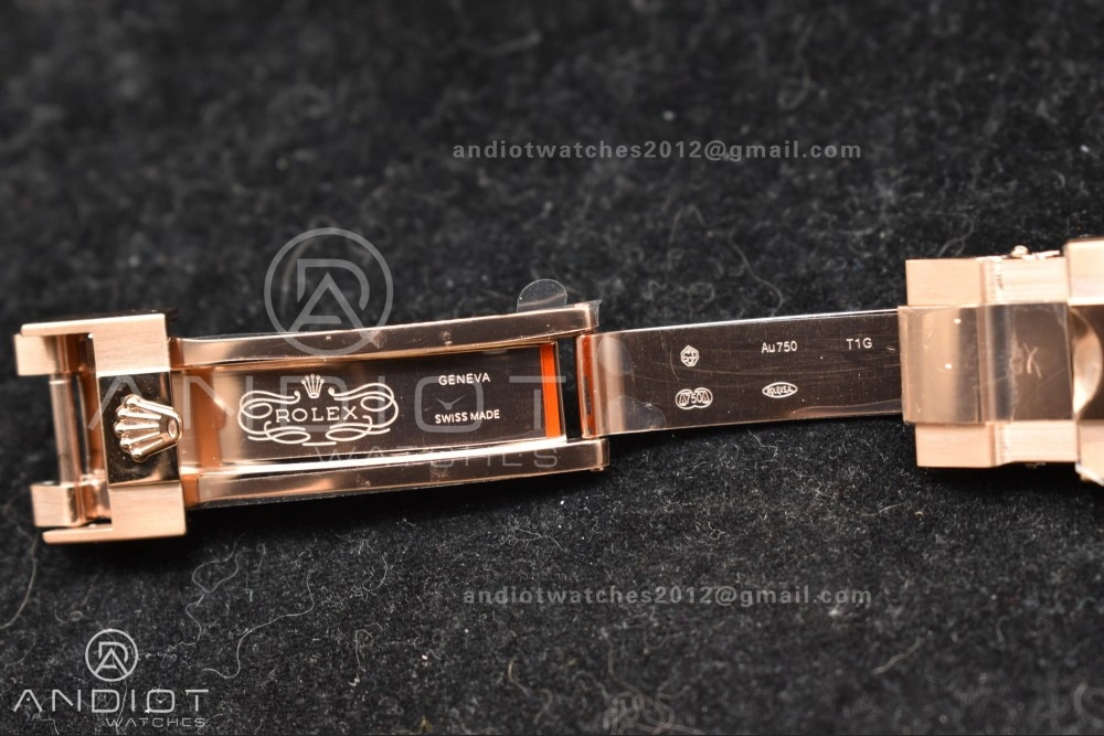 Daytona 126505 QF 1:1 Best Edition Black RG Diamonds Dial on RG Braclet SH4131 V5