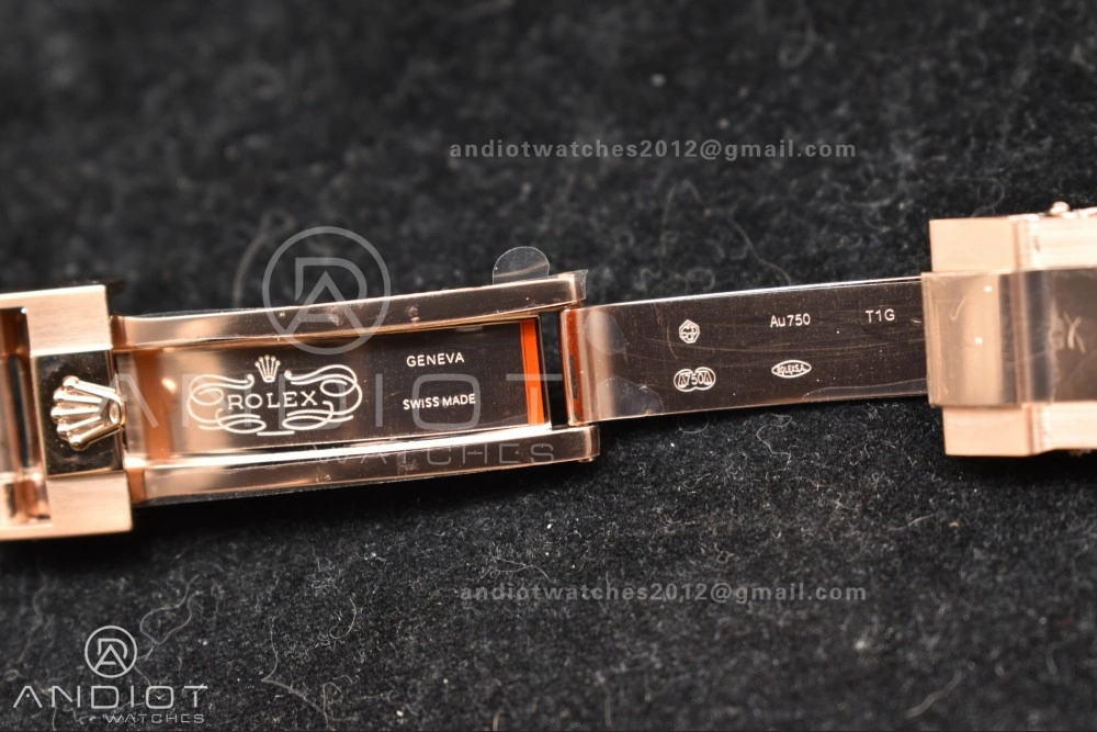 Daytona 126505 QF 1:1 Best Edition Black RG Diamonds Dial on RG Braclet SH4131 V5