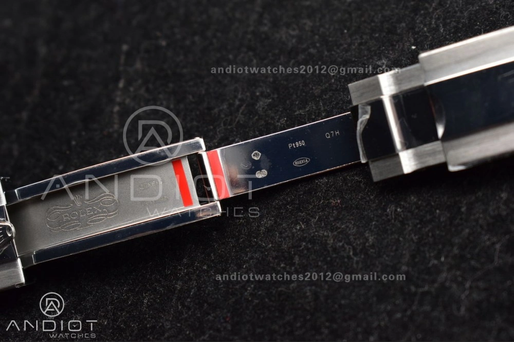 Daytona 126506 904L SS Clean 1:1 Best Edition Ice Blue Dial Sticks Markers on 904L SS Bracelet Super Clone Asian 4131