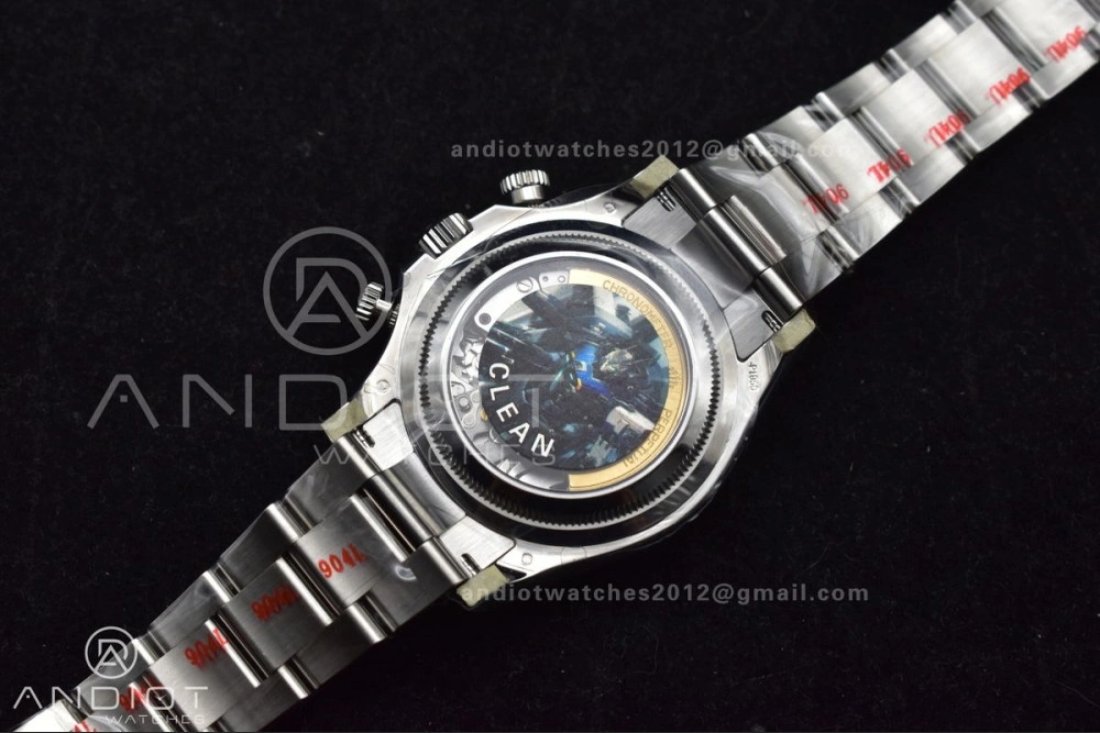 Daytona 126506 904L SS Clean 1:1 Best Edition Ice Blue Dial Sticks Markers on 904L SS Bracelet Super Clone Asian 4131