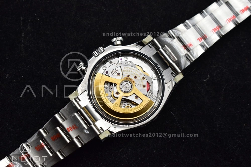 Daytona 126506 904L SS Clean 1:1 Best Edition Ice Blue Dial Sticks Markers on 904L SS Bracelet Super Clone Asian 4131