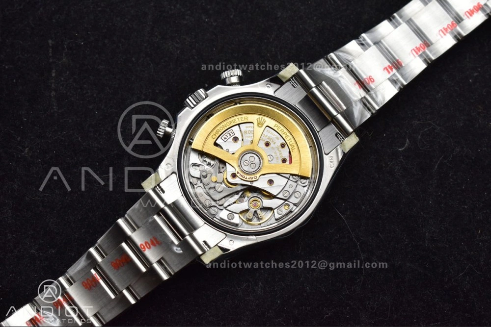 Daytona 126506 904L SS Clean 1:1 Best Edition Ice Blue Dial Sticks Markers on 904L SS Bracelet Super Clone Asian 4131