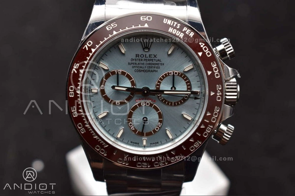 Daytona 126506 904L SS VSF 1:1 Best Edition Ice Blue Dial Sticks Markers on 904L SS Bracelet Super Clone Asian DD4131