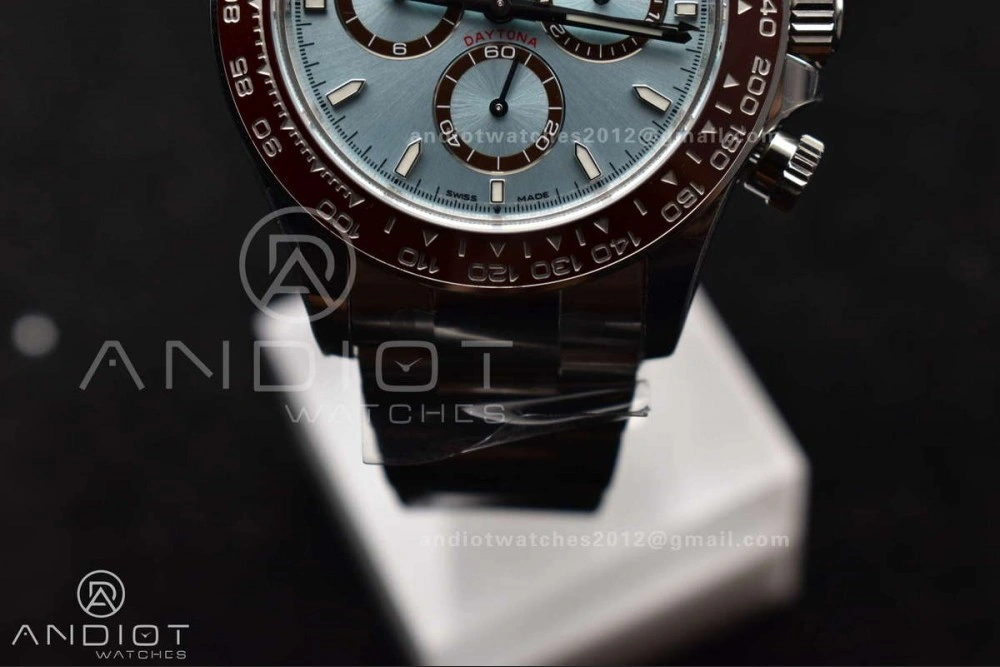 Daytona 126506 904L SS VSF 1:1 Best Edition Ice Blue Dial Sticks Markers on 904L SS Bracelet Super Clone Asian DD4131