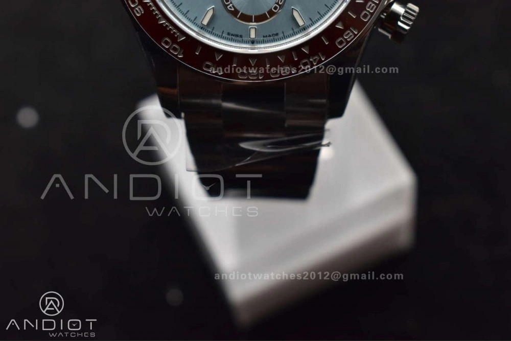 Daytona 126506 904L SS VSF 1:1 Best Edition Ice Blue Dial Sticks Markers on 904L SS Bracelet Super Clone Asian DD4131