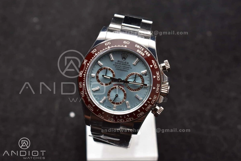 Daytona 126506 904L SS VSF 1:1 Best Edition Ice Blue Dial Sticks Markers on 904L SS Bracelet Super Clone Asian DD4131