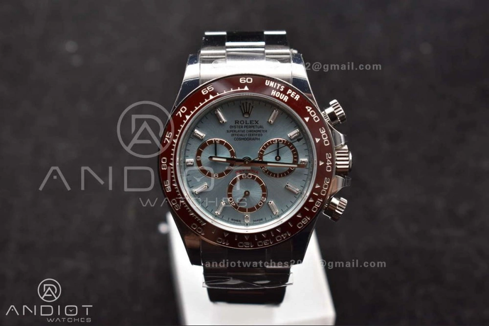 Daytona 126506 904L SS VSF 1:1 Best Edition Ice Blue Dial Sticks Markers on 904L SS Bracelet Super Clone Asian DD4131