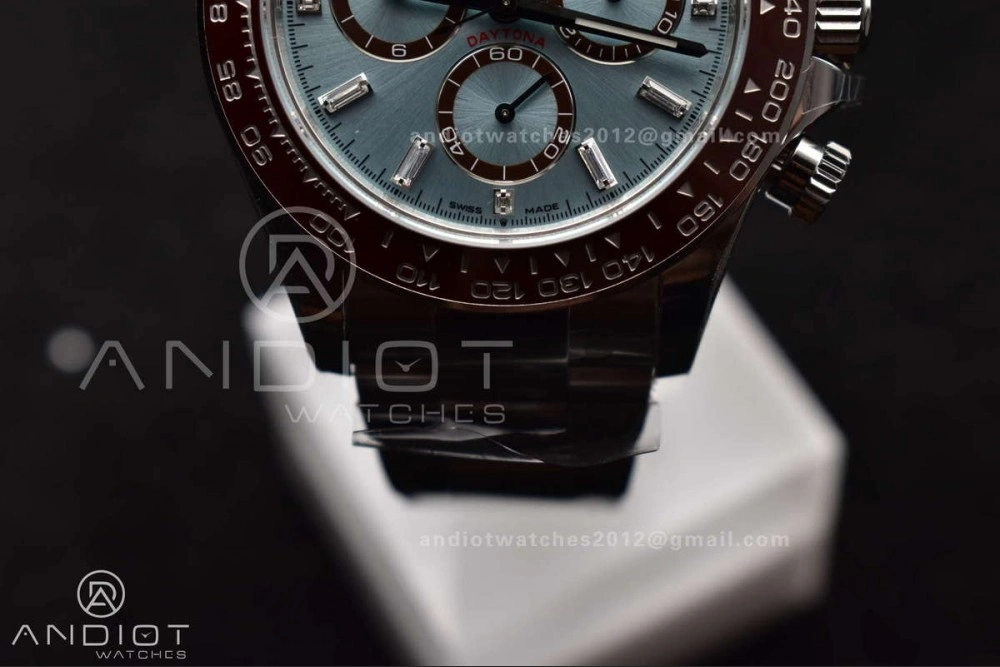 Daytona 126506 904L SS VSF 1:1 Best Edition Ice Blue Dial Sticks Markers on 904L SS Bracelet Super Clone Asian DD4131