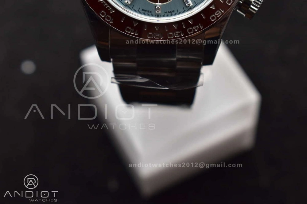 Daytona 126506 904L SS VSF 1:1 Best Edition Ice Blue Dial Sticks Markers on 904L SS Bracelet Super Clone Asian DD4131