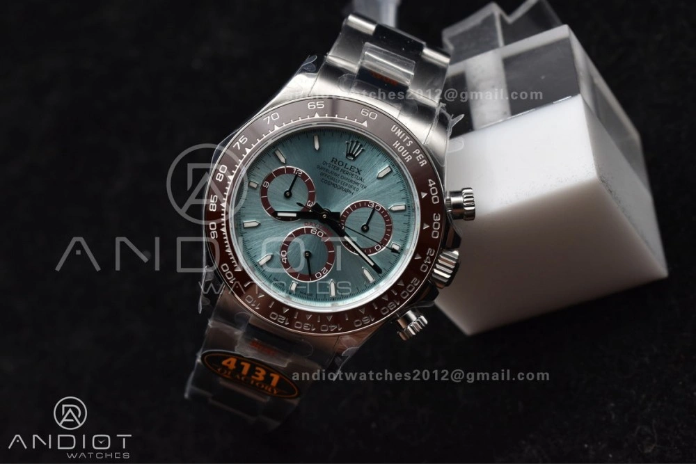 Daytona 126506 QF 1:1 Best Edition Ice Blue Dial Stick Marker on SS YG Braclet SH4131 V5