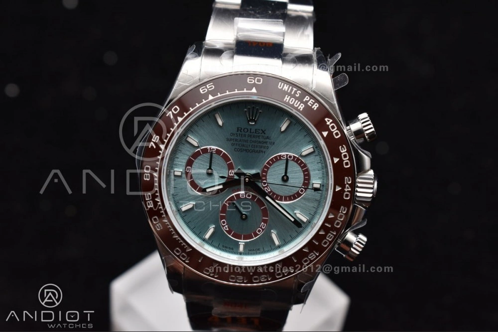 Daytona 126506 QF 1:1 Best Edition Ice Blue Dial Stick Marker on SS YG Braclet SH4131 V5