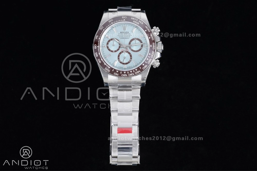 Daytona 126506 VSF 1:1 Best Edition 904L Steel Ice Blue Crystal Dial on SS Braclet VS4131 V2 (Weighted)