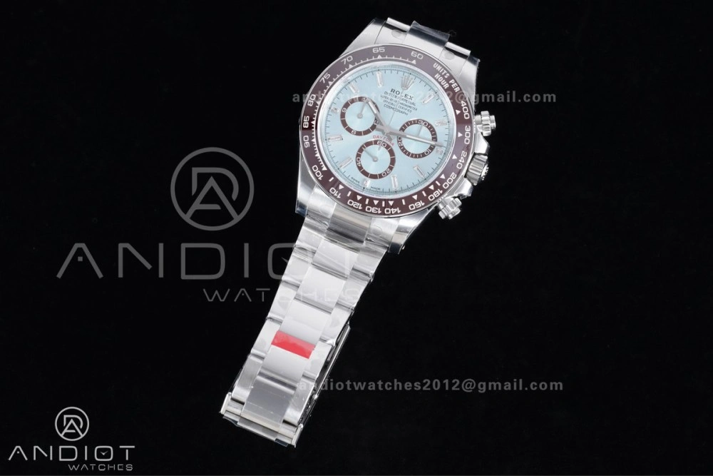 Daytona 126506 VSF 1:1 Best Edition 904L Steel Ice Blue Crystal Dial on SS Braclet VS4131 V2 (Weighted)