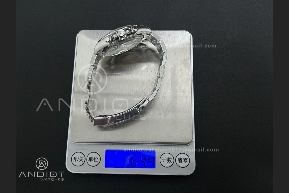 Daytona 126506 VSF 1:1 Best Edition 904L Steel Ice Blue Crystal Dial on SS Braclet VS4131 V2 (Weighted)