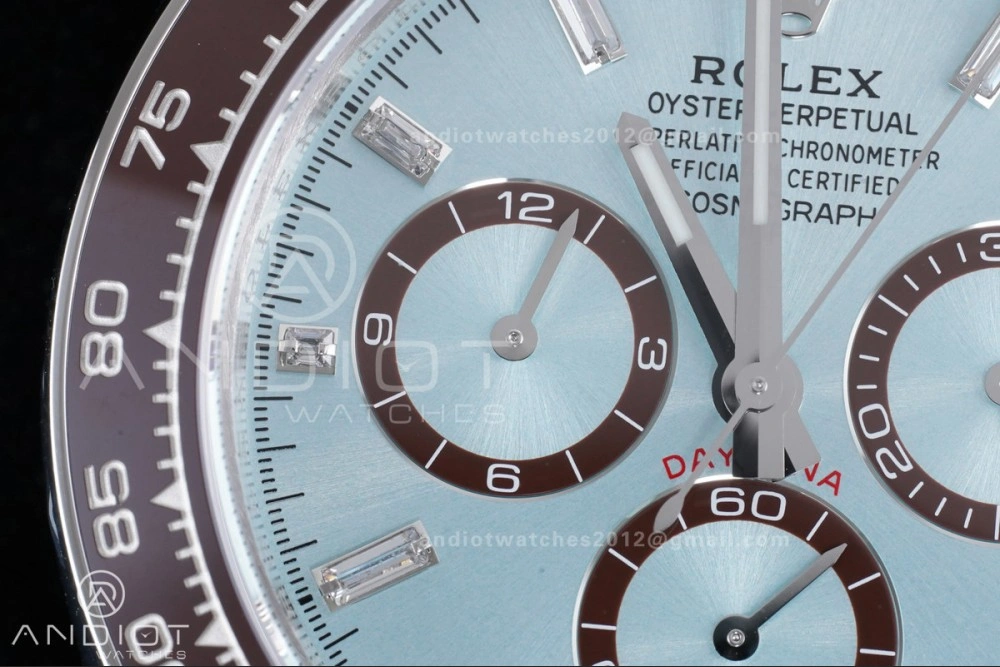 Daytona 126506 VSF 1:1 Best Edition 904L Steel Ice Blue Crystal Dial on SS Braclet VS4131 V2 (Weighted)