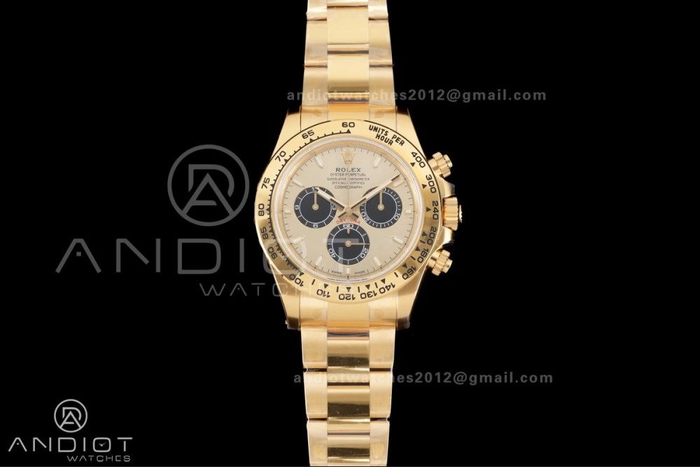 Daytona 126508 Gain Weight VSF 1:1 Best Edition YG Dial Black Sub-dial On Oyster Bracelet DD4131