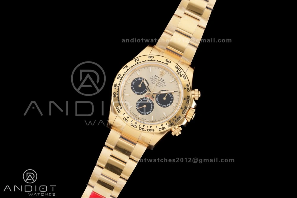 Daytona 126508 Gain Weight VSF 1:1 Best Edition YG Dial Black Sub-dial On Oyster Bracelet DD4131