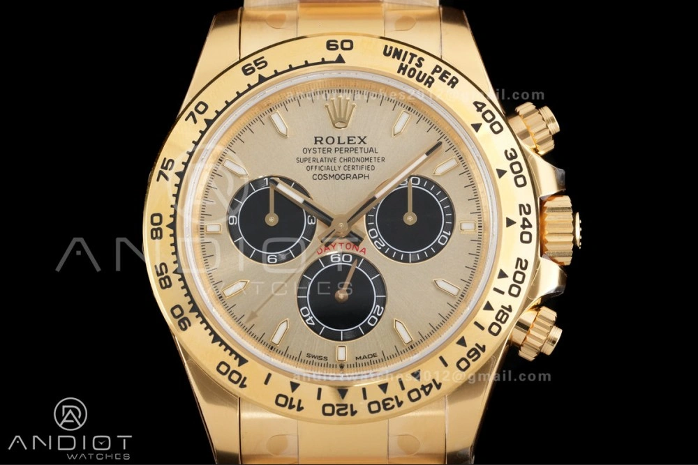 Daytona 126508 Gain Weight VSF 1:1 Best Edition YG Dial Black Sub-dial On Oyster Bracelet DD4131