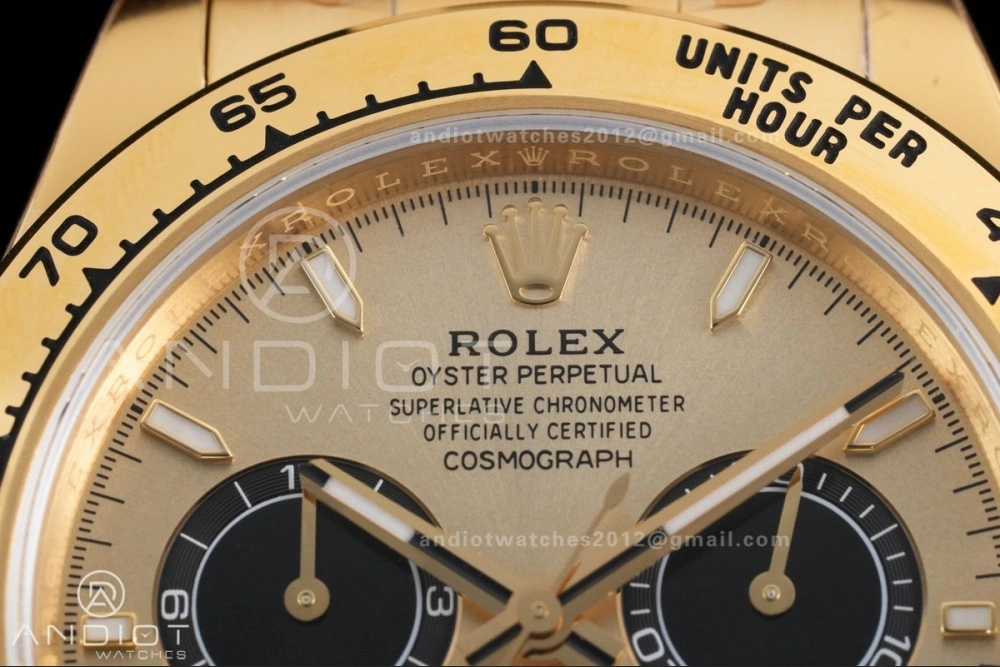 Daytona 126508 Gain Weight VSF 1:1 Best Edition YG Dial Black Sub-dial On Oyster Bracelet DD4131