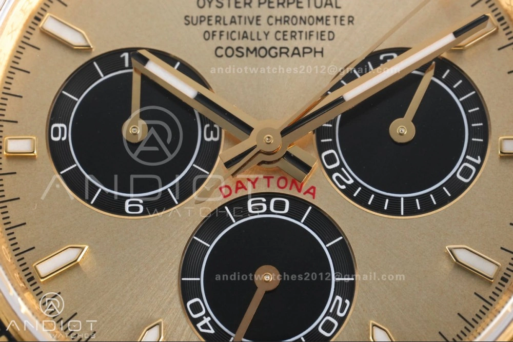 Daytona 126508 Gain Weight VSF 1:1 Best Edition YG Dial Black Sub-dial On Oyster Bracelet DD4131