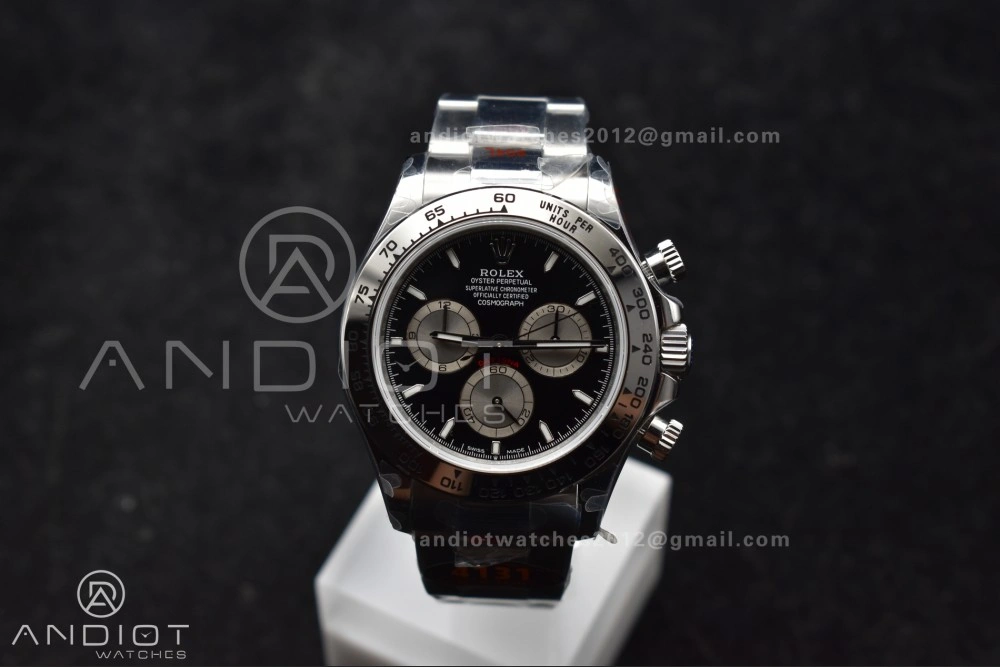 Daytona 126509 QF 1:1 Best Edition Black Silver Dial on SS Bracelet SH4131 V5