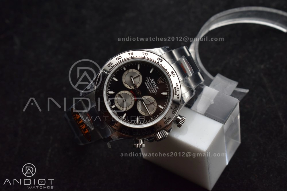 Daytona 126509 QF 1:1 Best Edition Black Silver Dial on SS Bracelet SH4131 V5