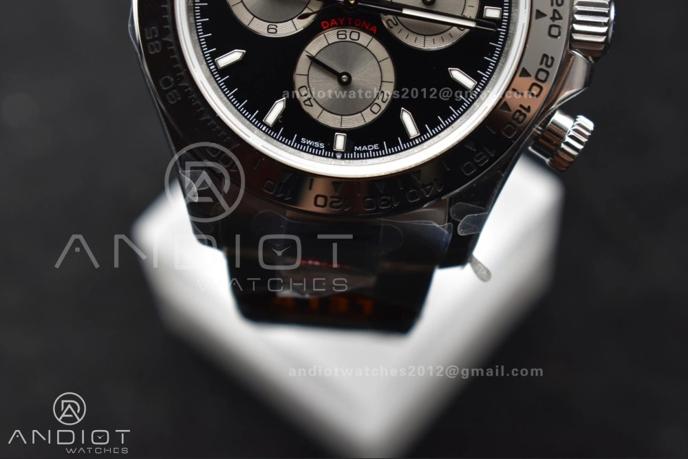 Daytona 126509 QF 1:1 Best Edition Black Silver Dial on SS Bracelet SH4131 V5