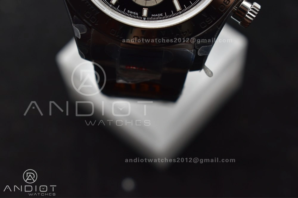 Daytona 126509 QF 1:1 Best Edition Black Silver Dial on SS Bracelet SH4131 V5