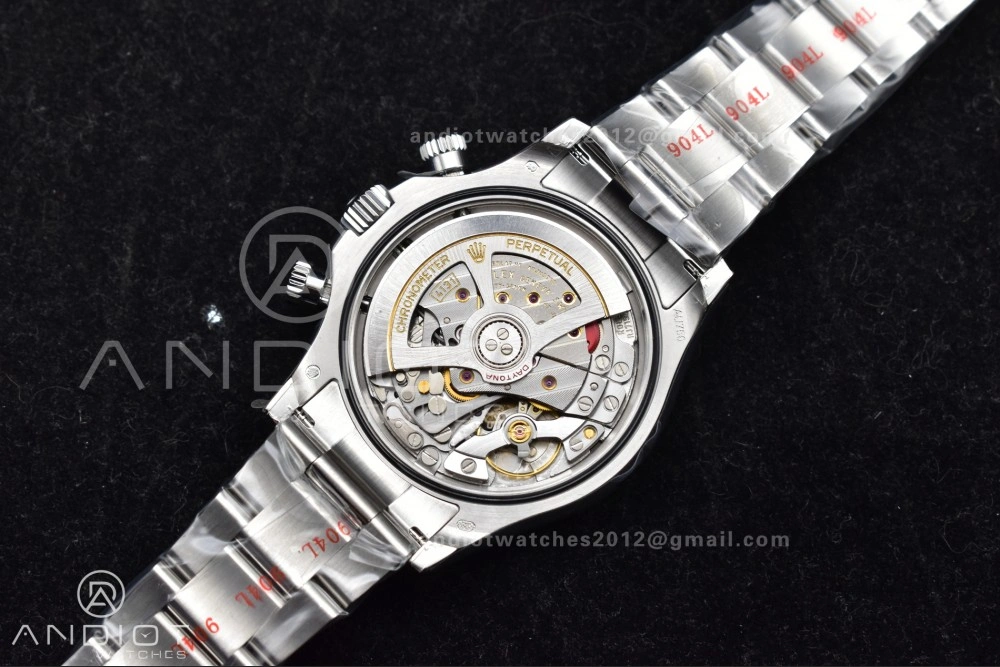 Daytona 126509 QF 1:1 Best Edition Black Silver Dial on SS Bracelet SH4131 V5