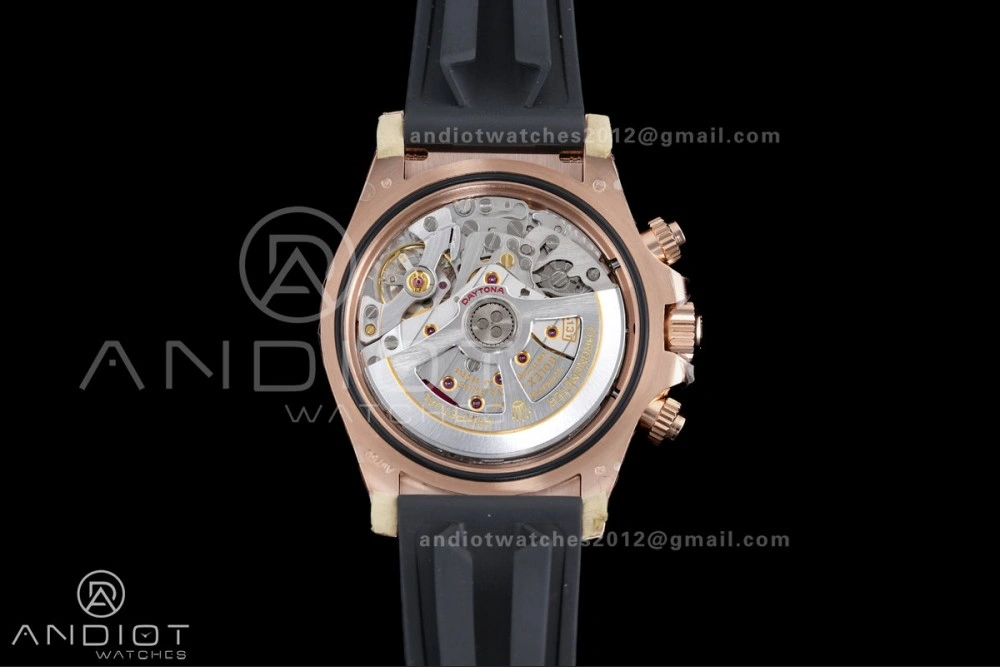 Daytona 126515 Gain Weight VSF 1:1 Best Edition Black Dial RG Sub-dial Stick Marker On Oyster-flex Strap DD4131