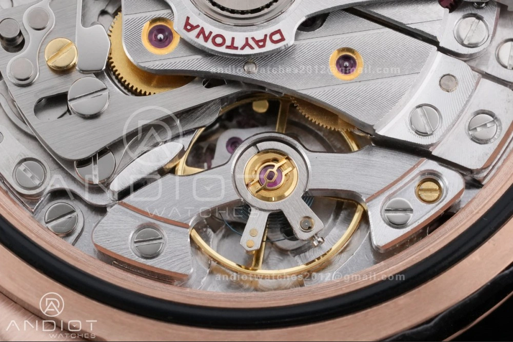 Daytona 126515 Gain Weight VSF 1:1 Best Edition Black Dial RG Sub-dial Stick Marker On Oyster-flex Strap DD4131