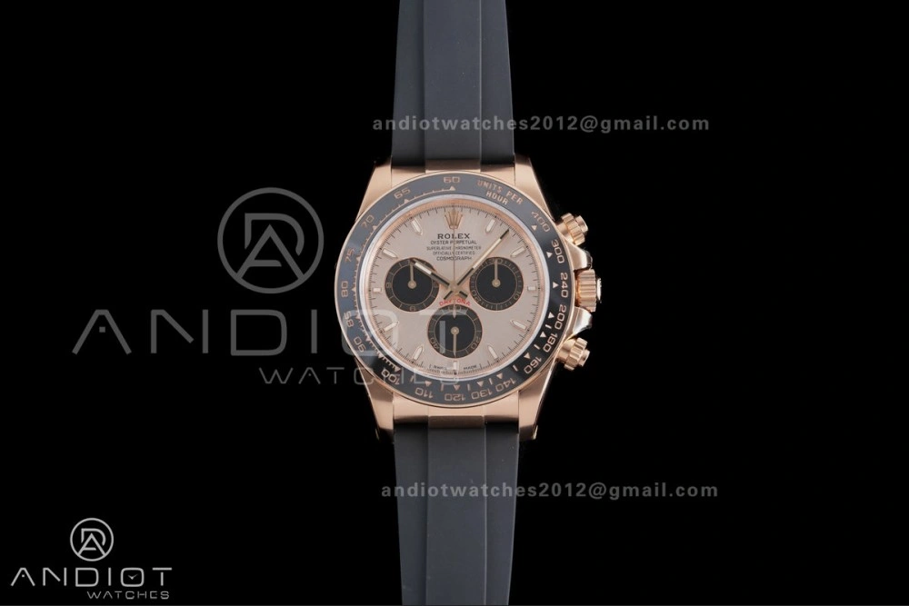 Daytona 126515 Gain Weight VSF 1:1 Best Edition RG Dial Black Sub-dial Stick Marker On Oyster-flex Strap DD4131