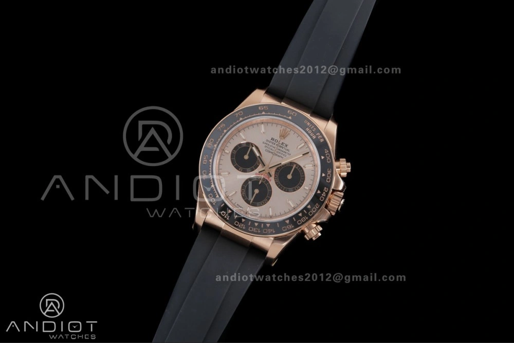 Daytona 126515 Gain Weight VSF 1:1 Best Edition RG Dial Black Sub-dial Stick Marker On Oyster-flex Strap DD4131