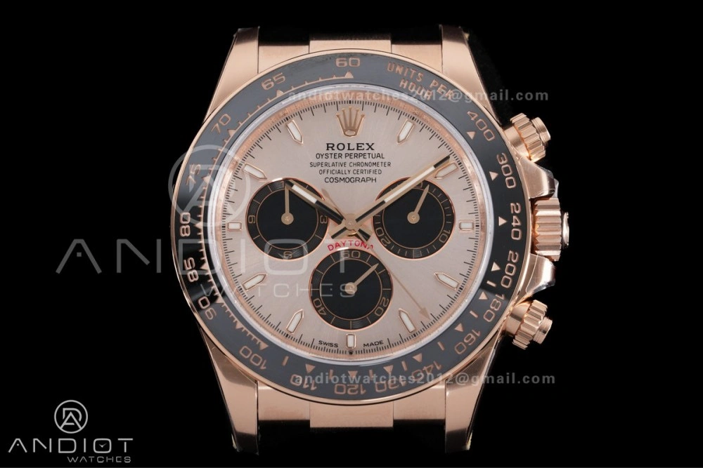 Daytona 126515 Gain Weight VSF 1:1 Best Edition RG Dial Black Sub-dial Stick Marker On Oyster-flex Strap DD4131