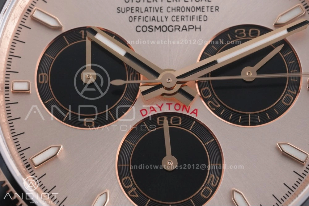 Daytona 126515 Gain Weight VSF 1:1 Best Edition RG Dial Black Sub-dial Stick Marker On Oyster-flex Strap DD4131