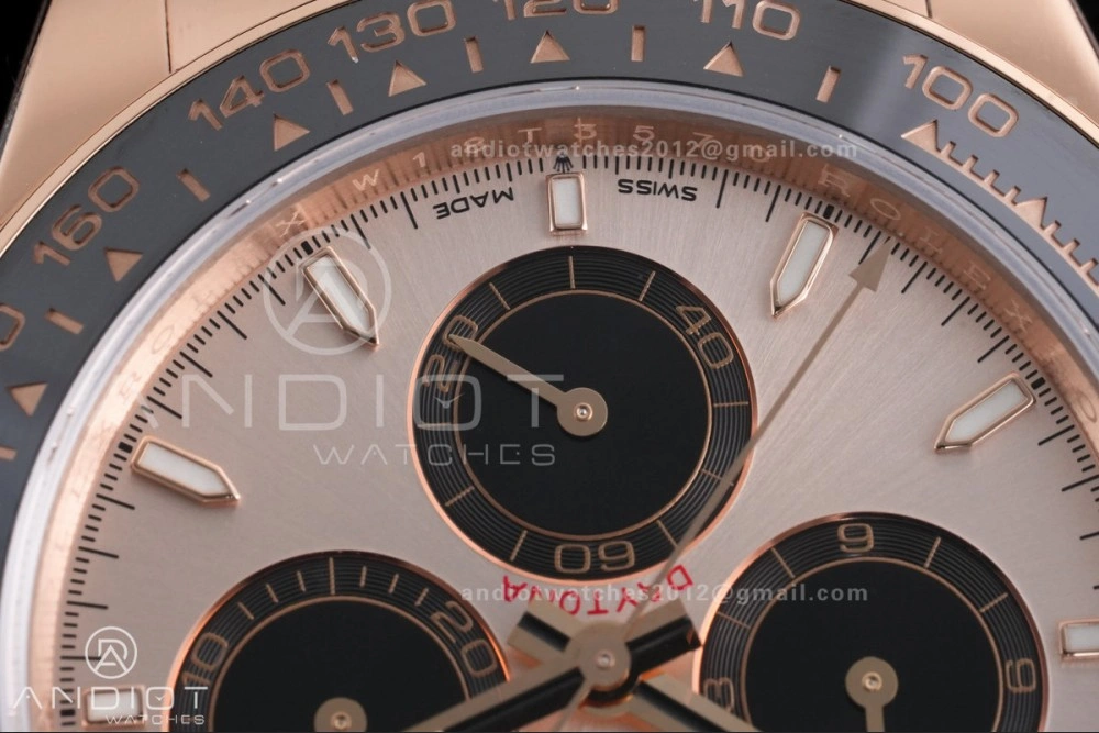 Daytona 126515 Gain Weight VSF 1:1 Best Edition RG Dial Black Sub-dial Stick Marker On Oyster-flex Strap DD4131