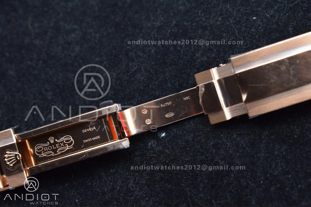 Daytona 126515 QF 1:1 Best Edition RG Black Dial on Oysterflex Strap SH4131 V6 (Weighted)