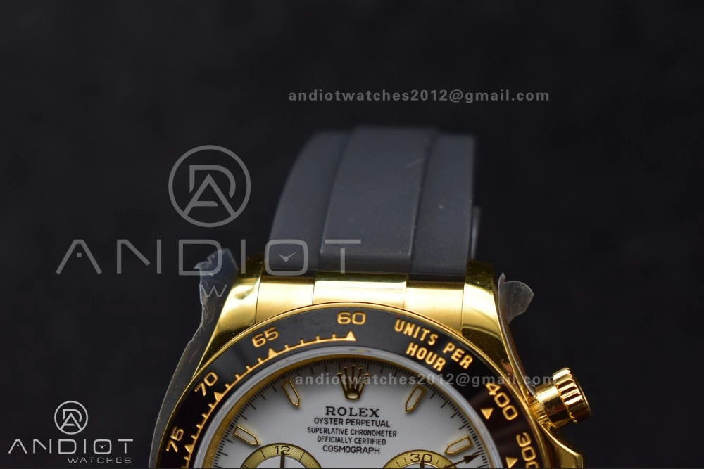 Daytona 126518 QF 1:1 Best Edition White Dial on Oysterflex Strap SH4131 V6 (Weighted)