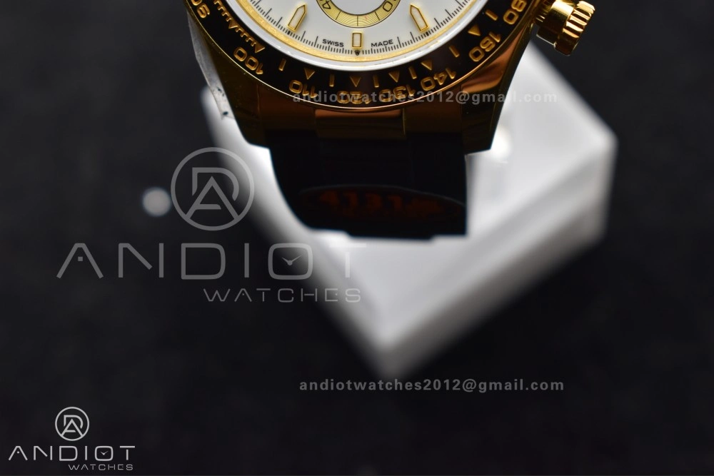 Daytona 126518 QF 1:1 Best Edition White Dial on Oysterflex Strap SH4131 V6 (Weighted)