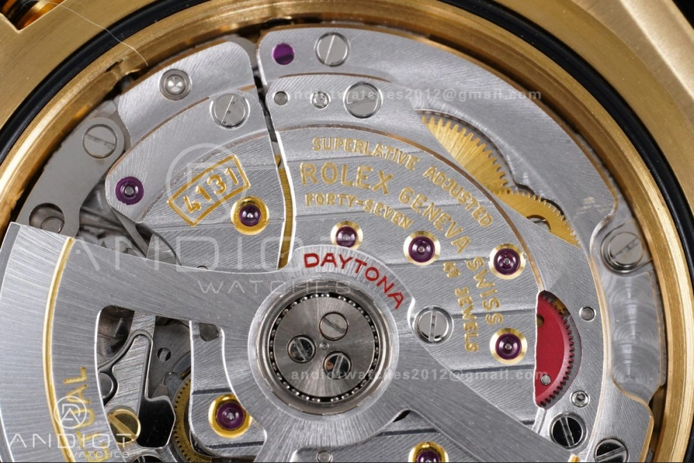 Daytona 126518 VSF 1:1 Best Edition Black YG Dial on Oysterflex Strap VS4131 V2 (Weighted)