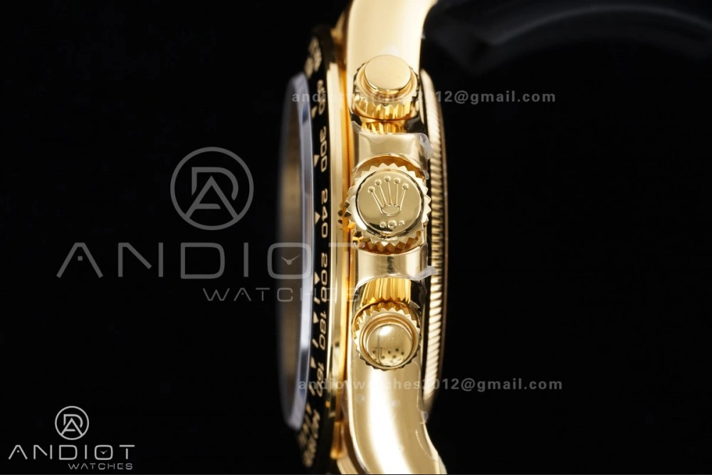 Daytona 126518 VSF 1:1 Best Edition Black YG Dial on Oysterflex Strap VS4131 V2 (Weighted)