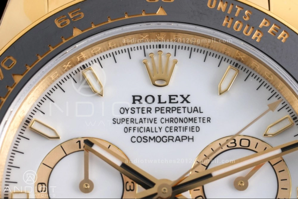 Daytona 126518 VSF 1:1 Best Edition White Dial on Oyster-flex Strap VS4131 V2 (Weighted)