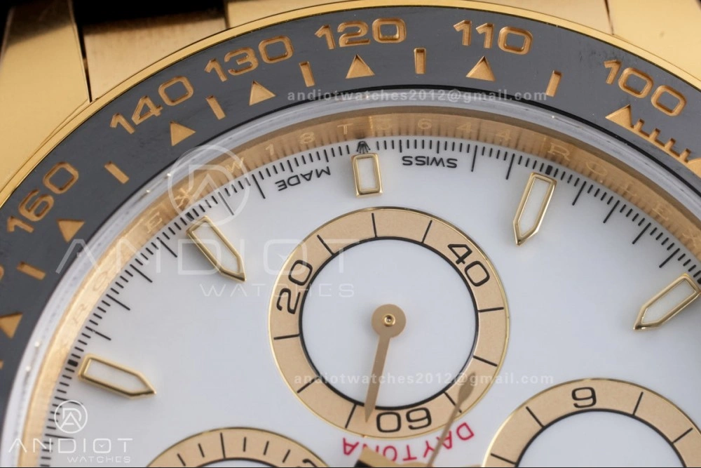 Daytona 126518 VSF 1:1 Best Edition White Dial on Oyster-flex Strap VS4131 V2 (Weighted)