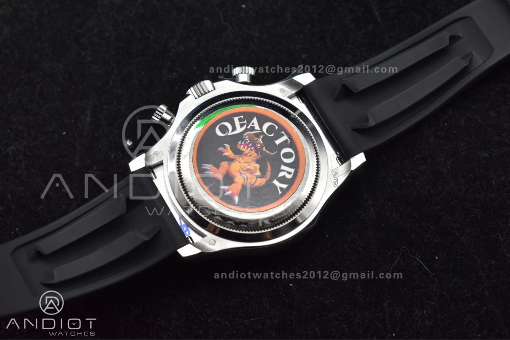 Daytona 126519 QF 1:1 Best Edition Black Silver Diamonds Dial on Oysterflex Strap SH4131 V6 (Weighted)